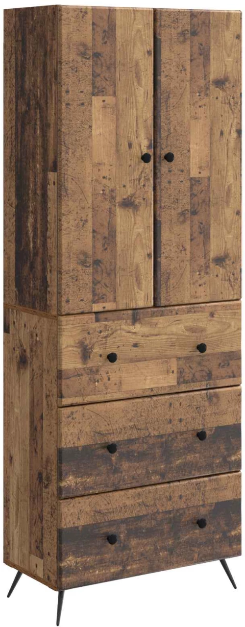 vidaXL Σέτ Ντουλαπιών 2 pcs Παλαιωμένο ξύλο 66 x 34,5 x 90 εκ