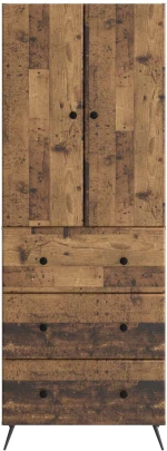 vidaXL Σέτ Ντουλαπιών 2 pcs Παλαιωμένο ξύλο 66 x 34,5 x 90 εκ