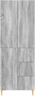 vidaXL Σέτ Ντουλαπιών 2 pcs Γκρι Sonoma 66 x 34,5 x 90 εκ