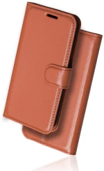 Naxius Case Book Brown XiaoMi Poco M7 Pro 5G Naxius