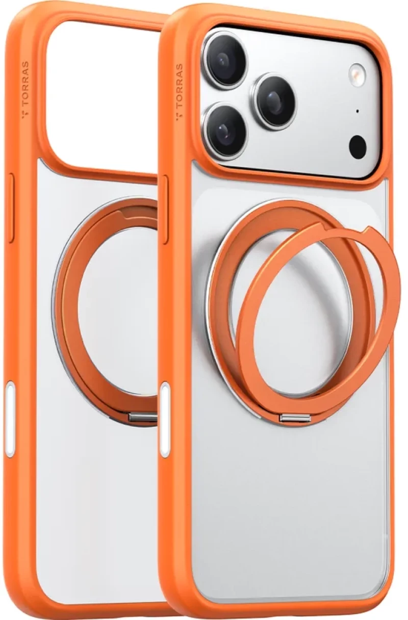 Θήκη Torras Ostand Pro Magnetic Case για iPhone 17 Pro - Energy Orange (X00FX2407)