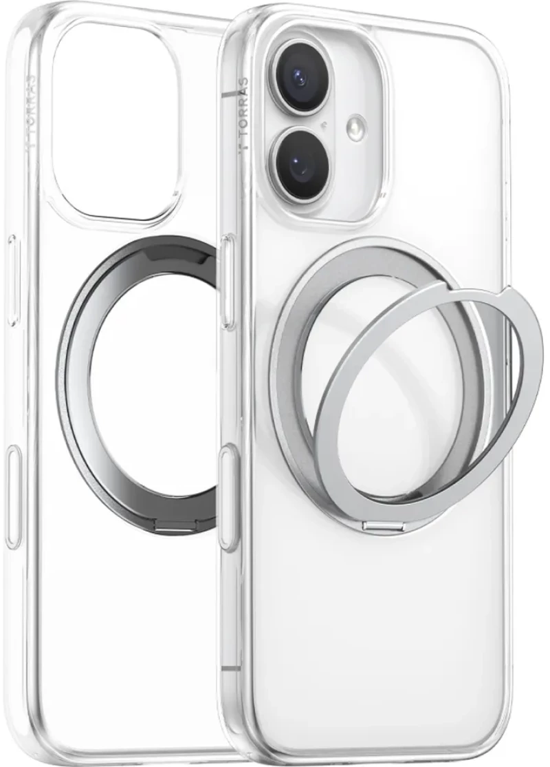 Θήκη Torras Ostand Pro Magnetic Case για iPhone 17 - Clear