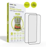 Mobile Origin Screen Guard with easy applicator full coverage 2 pack-Apple iPhone 17 (SGA-F-i17-2pk)