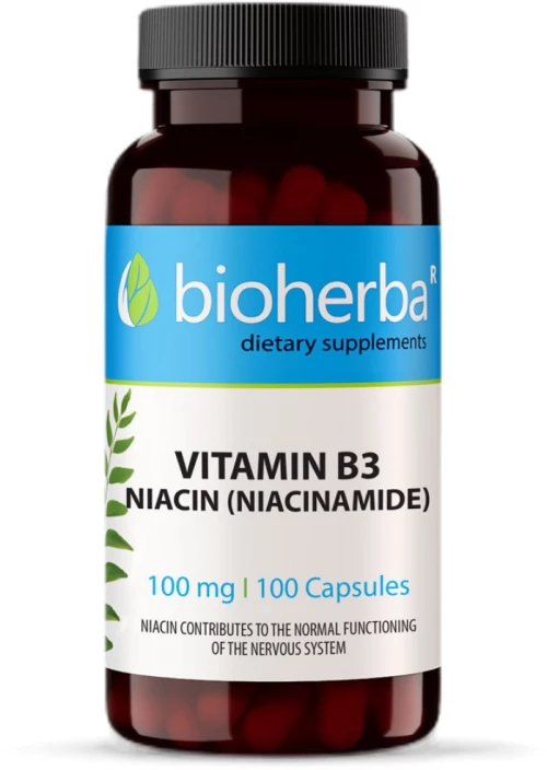 Bioherba Vitamin B3 | Niacin 100 mg [100 Κάψουλες]