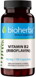 Bioherba Vitamin B2 16 mg [100 Κάψουλες]