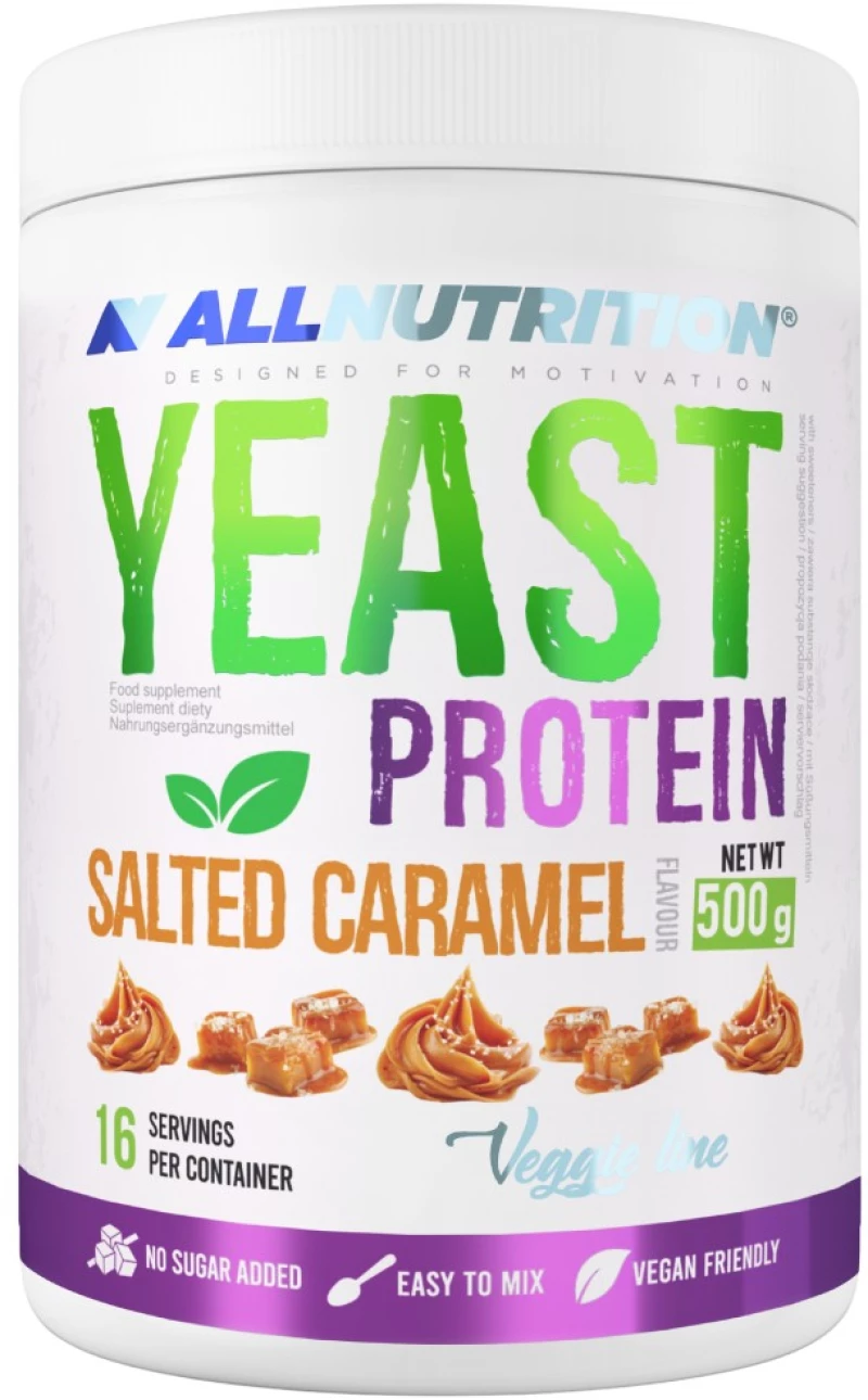 AllNutrition Yeast Protein - Vegan Protein [500 Γραμμάρια] Αλμυρή καραμέλα