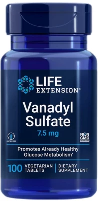 Life Extension Vanadyl Sulfate 7.5 mg [100 Ταμπλέτες]