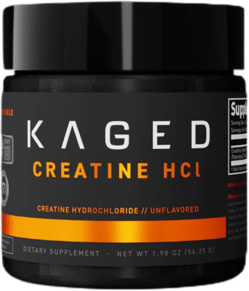 Kaged Muscle C-HCl Creatine HCl Powder | Unflavored [56 Γραμμάρια] Χωρίς γεύση
