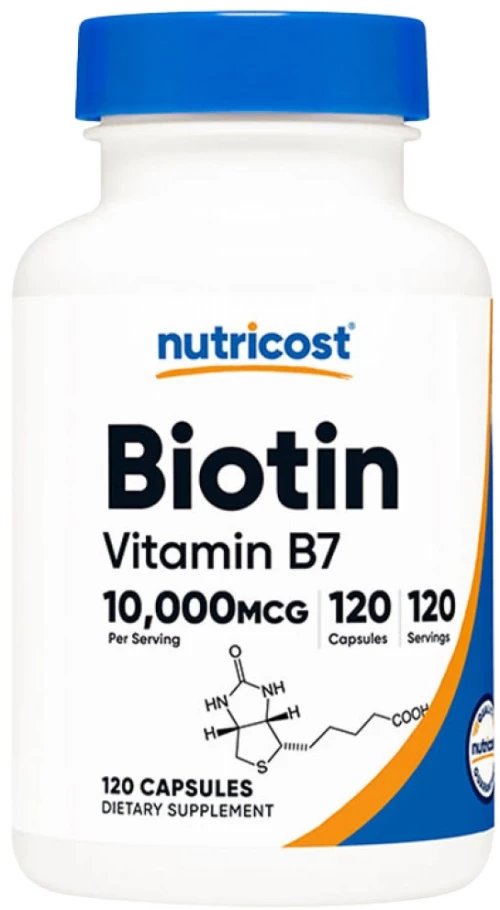 Nutricost Biotin (Vitamin B7) 10 mg [120 Κάψουλες]