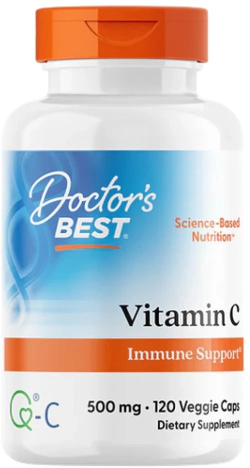 Doctors Best Vitamin C + Quali™ C 500 mg [120 Κάψουλες]