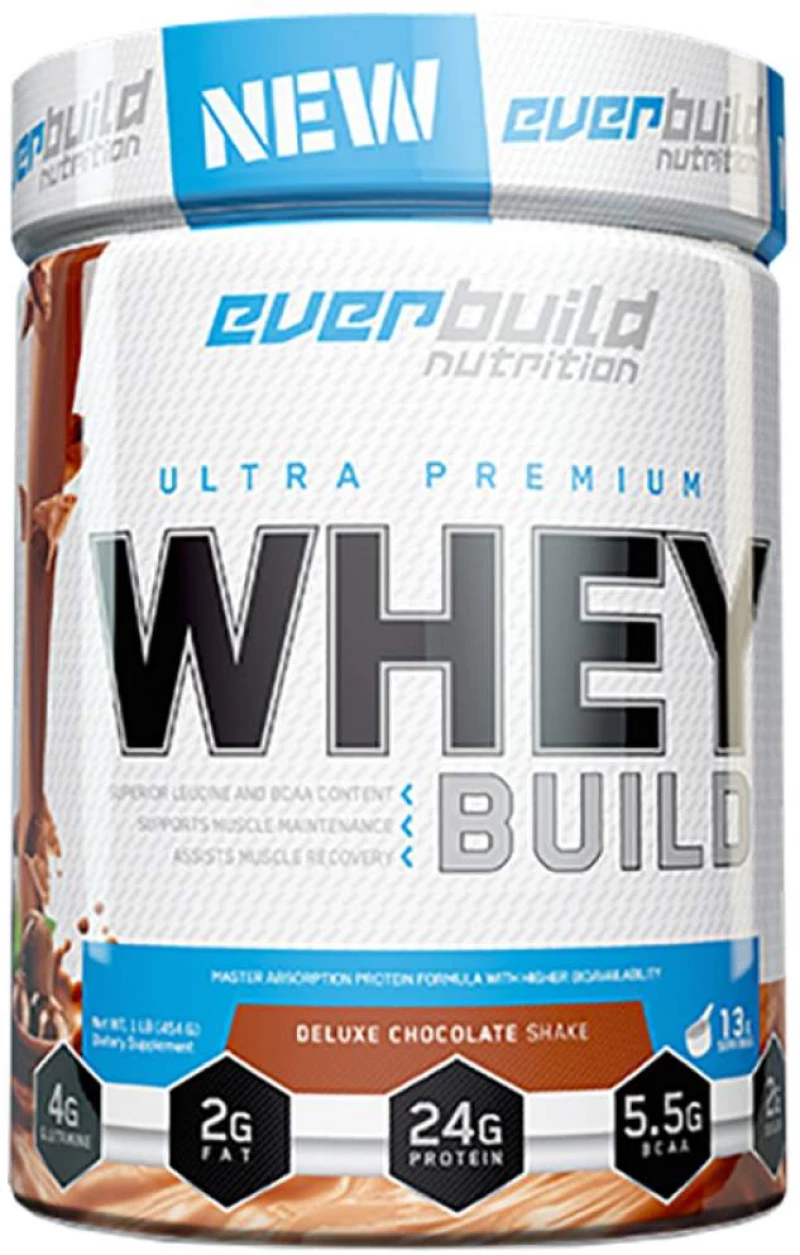 EverBuild Ultra Premium Whey Build [454  Γραμμάρια] Ροδάκινο – Μάνγκο
