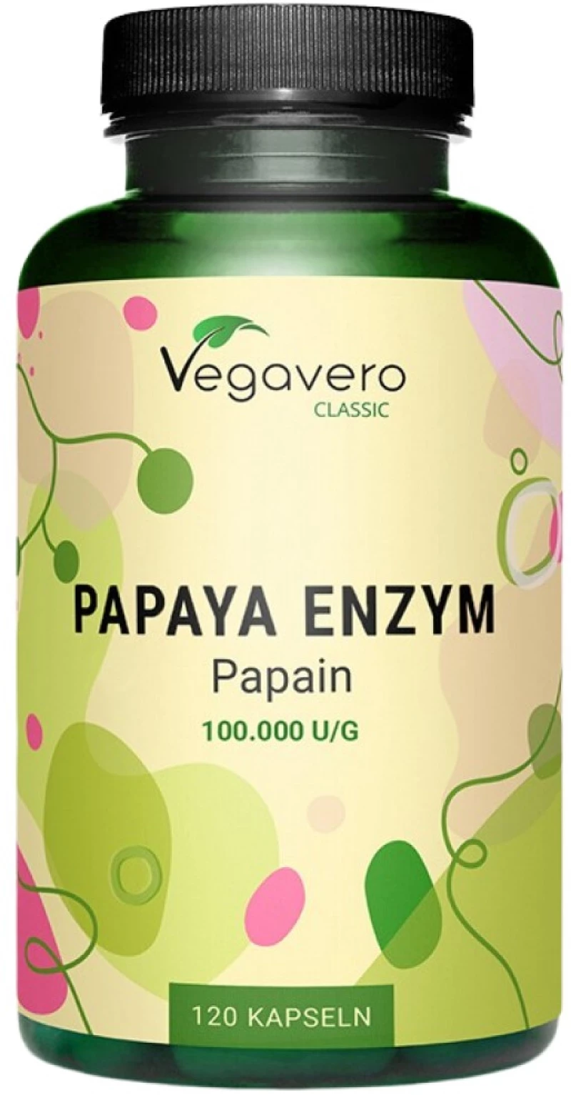 Vegavero Papaya Enzyme 700 mg [120 Κάψουλες]