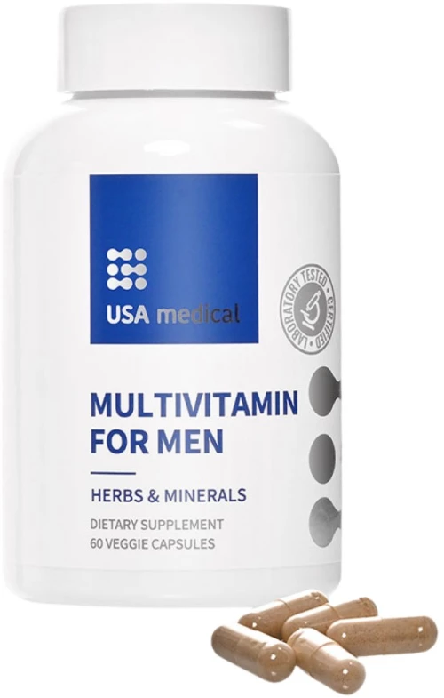 USA Medical Multivitamin For Men [60 Κάψουλες]