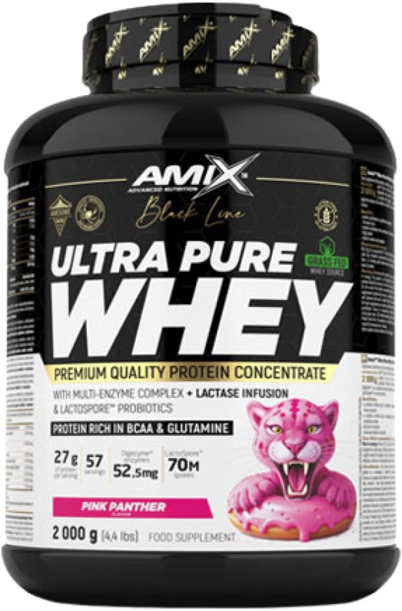 AMIX Nutrition Black Line Ultra Pure Whey Protein [2000 Γραμμάρια] Pink Panther