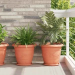Στρογγυλός Δίσκος Λουλουδιών 24 pcs Κεραμιδί Ø 27 x 2,5 εκ |42020319