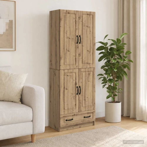 Σέτ Ντουλαπιών 2 pcs Artisan Δρυς Επεξεργασμένο Ξύλο |3416942