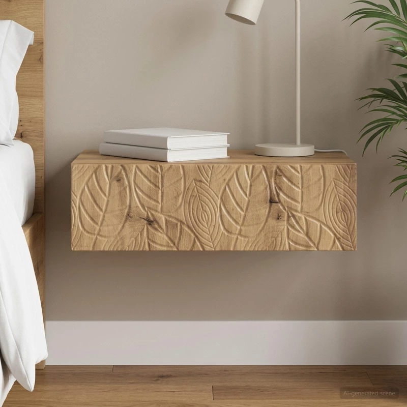 Τραπεζάκι Τοίχου Artisan Δρυς 59 x 34,5 x 17 εκ. |898834