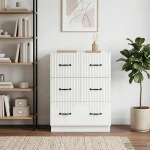 Ντουλάπι με Συρτάρια Λευκό 66 x 34,5 x 87 εκ. |895295