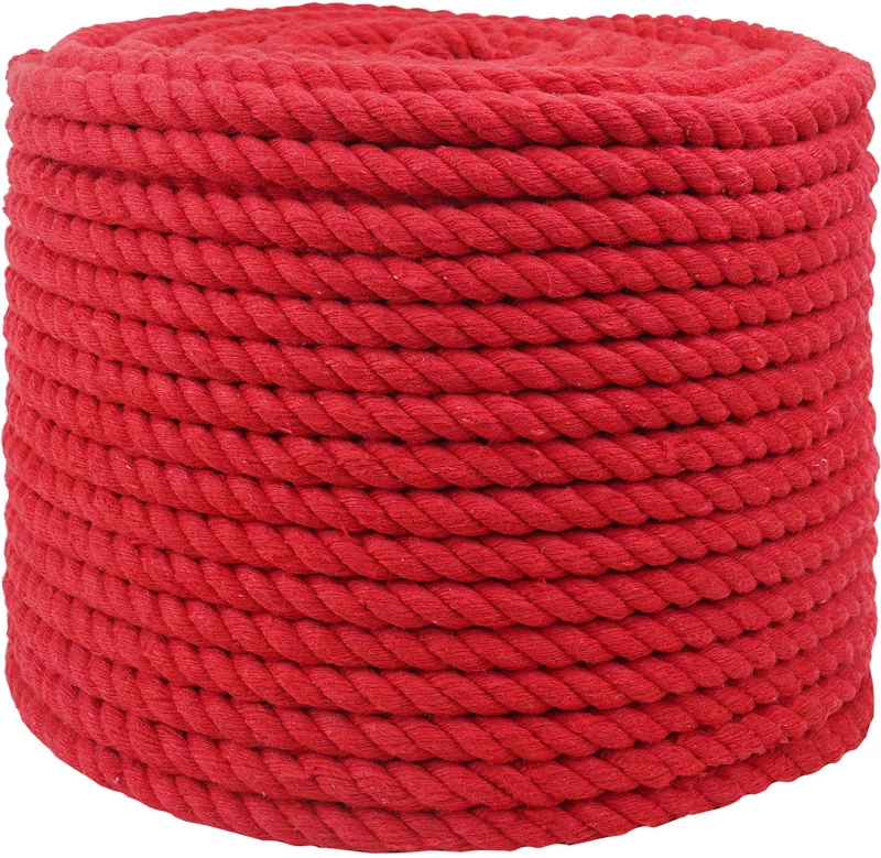 Σχοινί Κόκκινο 1,4 x 1,4 x 5000 εκ Βαμβάκι |42011916
