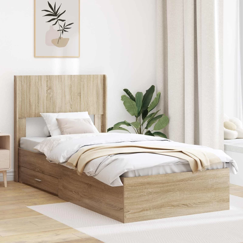 Καλάθι με αποθήκη και κεφαλάρι Sonoma Δρυς 75 x 190 cm |3414525