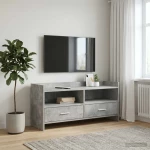 Ντουλάπι TV 100 x 33 x 47 εκ Γκρι Σκυροδέματος |8011158