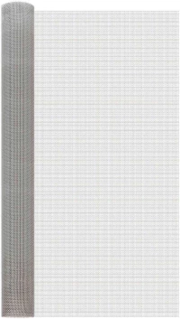 Πλέγμα Οθόνης 100 x 200 cm 6 Mesh Ανοξείδωτο Ατσάλι 201 Ασημί |42039656