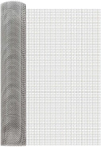 Πλέγμα Οθόνης 60 x 500 cm 6 Mesh Ανοξείδωτο Ατσάλι 201 Ασημί |42039651