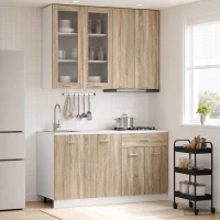 Μονάδα κουζίνας LYON 4 pcs Sonoma Δρυς Επεξεργασμένο Ξύλο |3438365