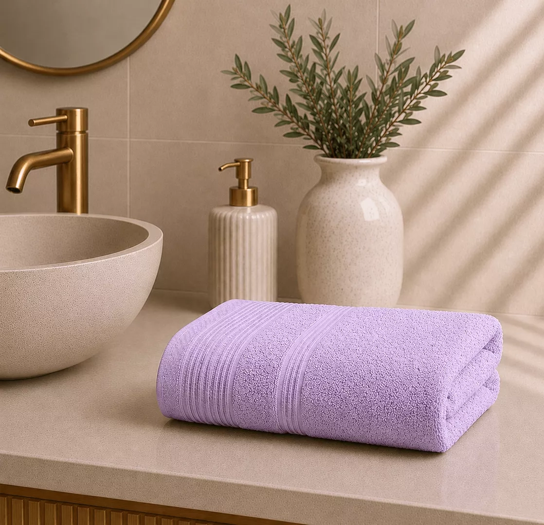 Πετσέτα Προσώπου 50×90 Light Lilac - 50x100