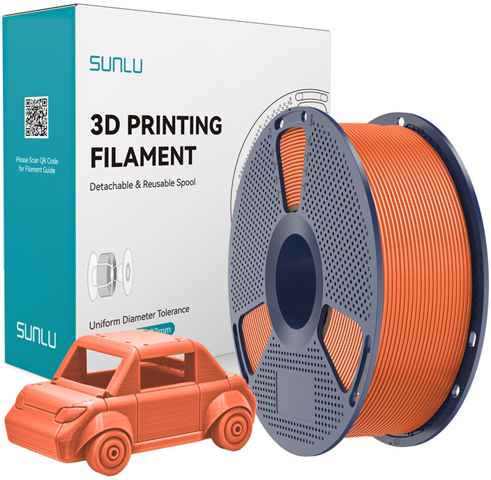 Νήμα PETG Sunlu (Πορτοκαλί Sunny)
