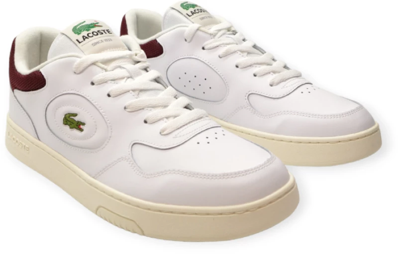 LACOSTE LINESET 2231 SMA 37-46SMA00452G1 2G1 WHT/BURG