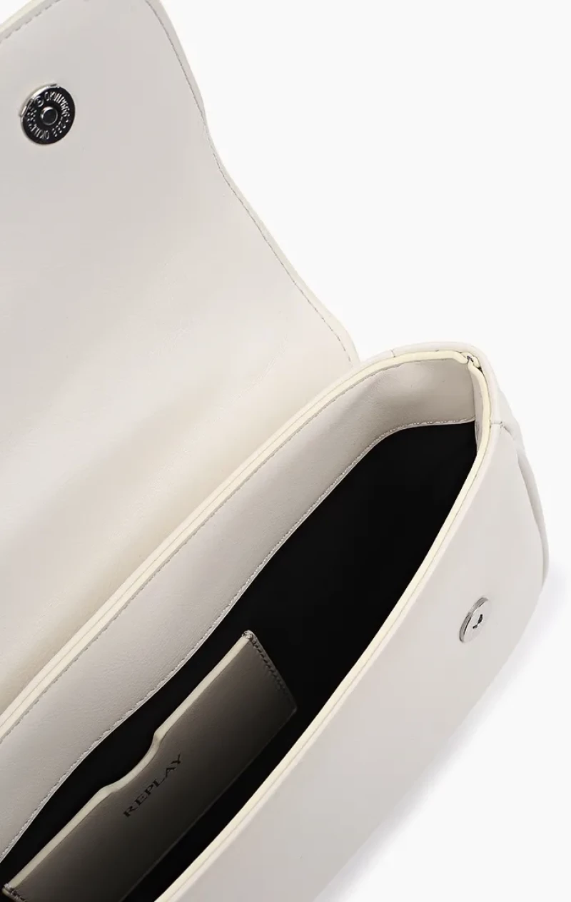 REPLAY ΓΥΝΑΙΚΕΙΑ ΤΣΑΝΤΑ FW3572.000.A0365D 002 DIRTY WHITE