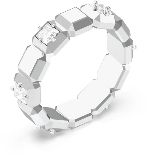GUESS STEEL ACE OF DIAMONDS JUBR06181JWRH-No.56 Δαχτυλίδι Ασημένιο Με Πέτρες