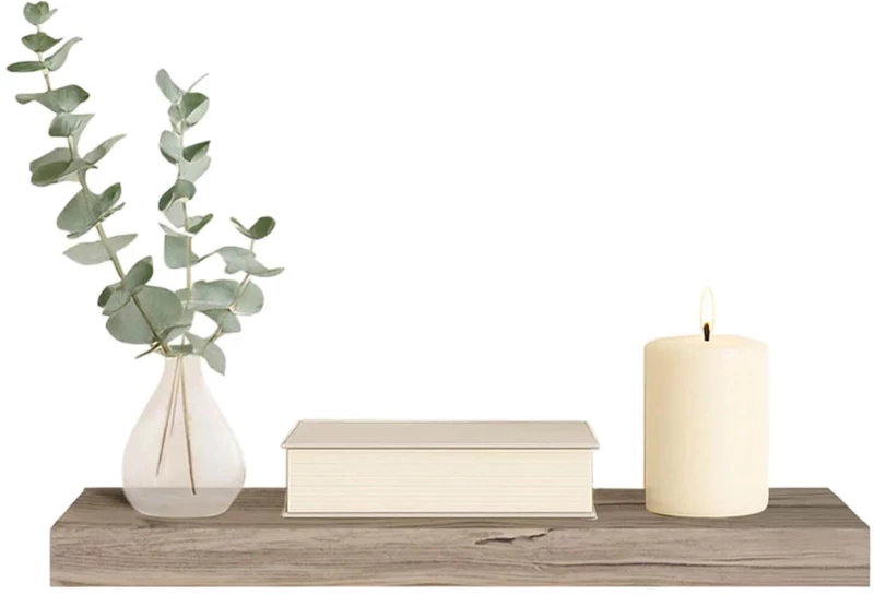 ΡΑΦΙΈΡΕΣ/ΡΆΦΙΑ ΤΟΊΧΟΥ FLOATING SHELF MDF L75*22,8CM WHITE OAK 6RAN792CN