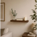 ΡΑΦΙΈΡΕΣ/ΡΆΦΙΑ ΤΟΊΧΟΥ FLOATING MDF SHELF L75*22.8CM ACACIA HOMEA 6RAN792