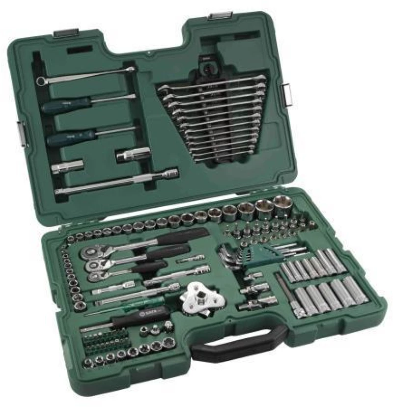 Σετ 1/4”, 3/8” και 1/2”καρυδάκια εξάγωνα και κλειδιά 128τεμ
