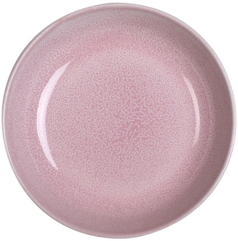 Σαλατιέρα Πορσελάνης Pink Reactive Glaze 22 εκ. 6 τμχ.