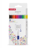 Σετ στυλό Uni Emott 10τμχ 0.4mm Essential colours