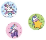 Stickers με σφραγιδα unicorn 10x6x11,8εκ luna  000623002