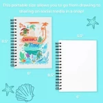 Sketchbook Ohuhu Double Sided Bleedproof Art σπιράλ 60φύλλα 216x140mm 83000-47