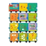 Montessori Method Games Ludattica The Train Of Numbers LUD-23720