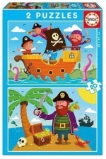 Puzzle Educa Πειρατές 2x20 17149