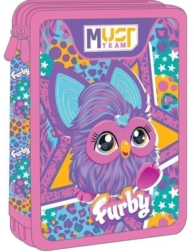 Κασετίνα Must γεμάτη με 2 θήκες 15x5x21cm Furby 000484508