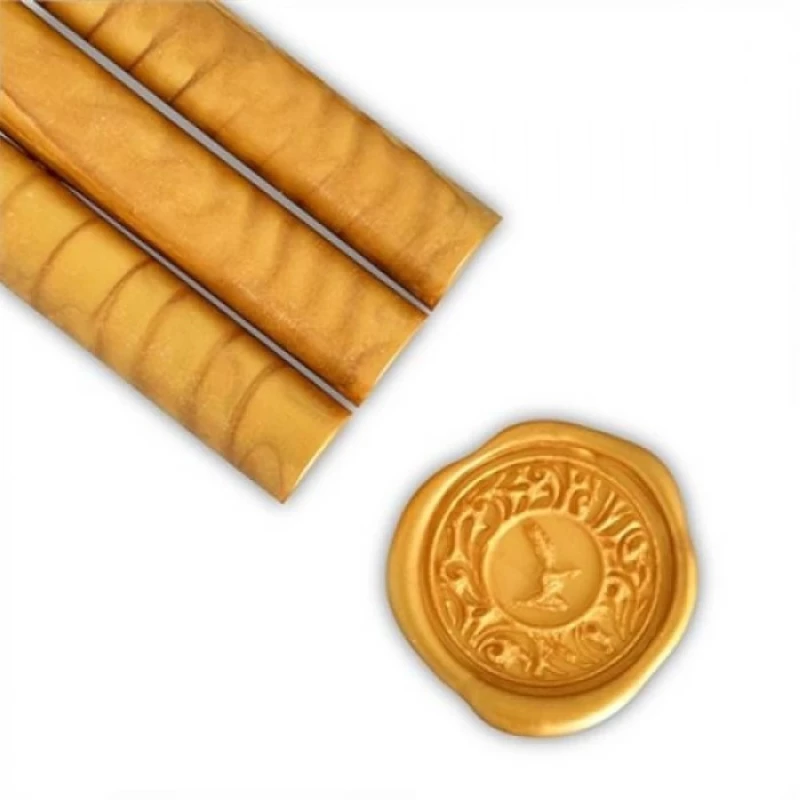 Βουλοκέρι Dream 13.5cm σε ράβδο Φ11mm gold 1τμχ