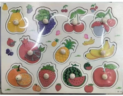 Puzzle σφηνώματα Φρούτα Martin Toys