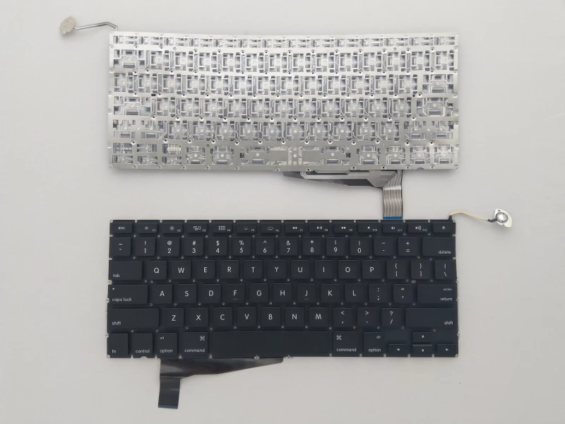 Πληκτρολόγιο Apple MacBook Pro A1286 2008, Μαύρο,Για μοντέλα με Backlit, Τυπε 2, US