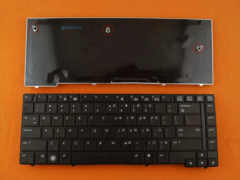 Πληκτρολόγιο HP EliteBook 8440P 8440W, Μαύρο, χωρίς Pointing Stick, US/UK