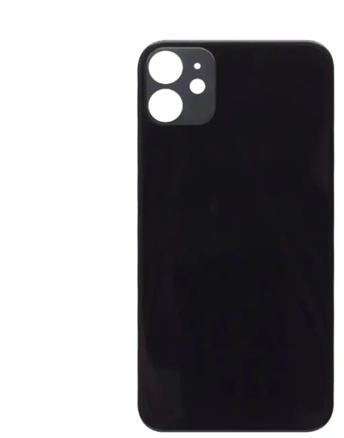 Apple iPhone 11 - Battery Cover Large Hole Black OEM with Logo