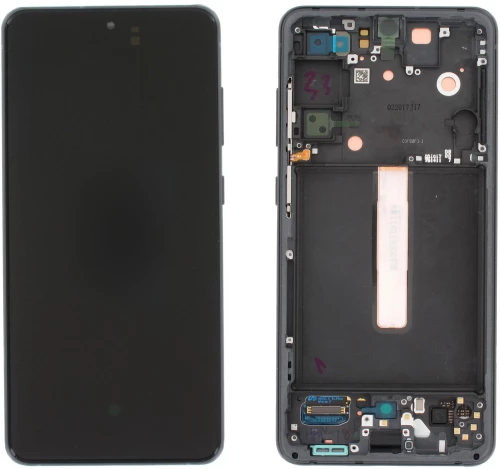 Samsung G990B Galaxy S21 FE - LCD Touch Grey with Frame Original GH82-26414A/26420A/26590A Service Pack