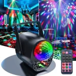 Φωτορυθμικό LED RGB 9W Andowl με Τηλεχειριστήριο Q-RG66